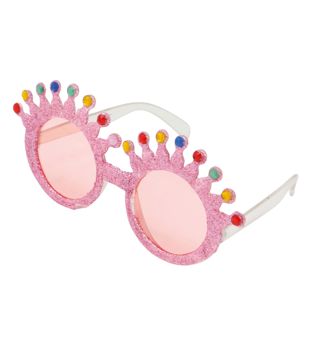 Brýle třpytivé korunky