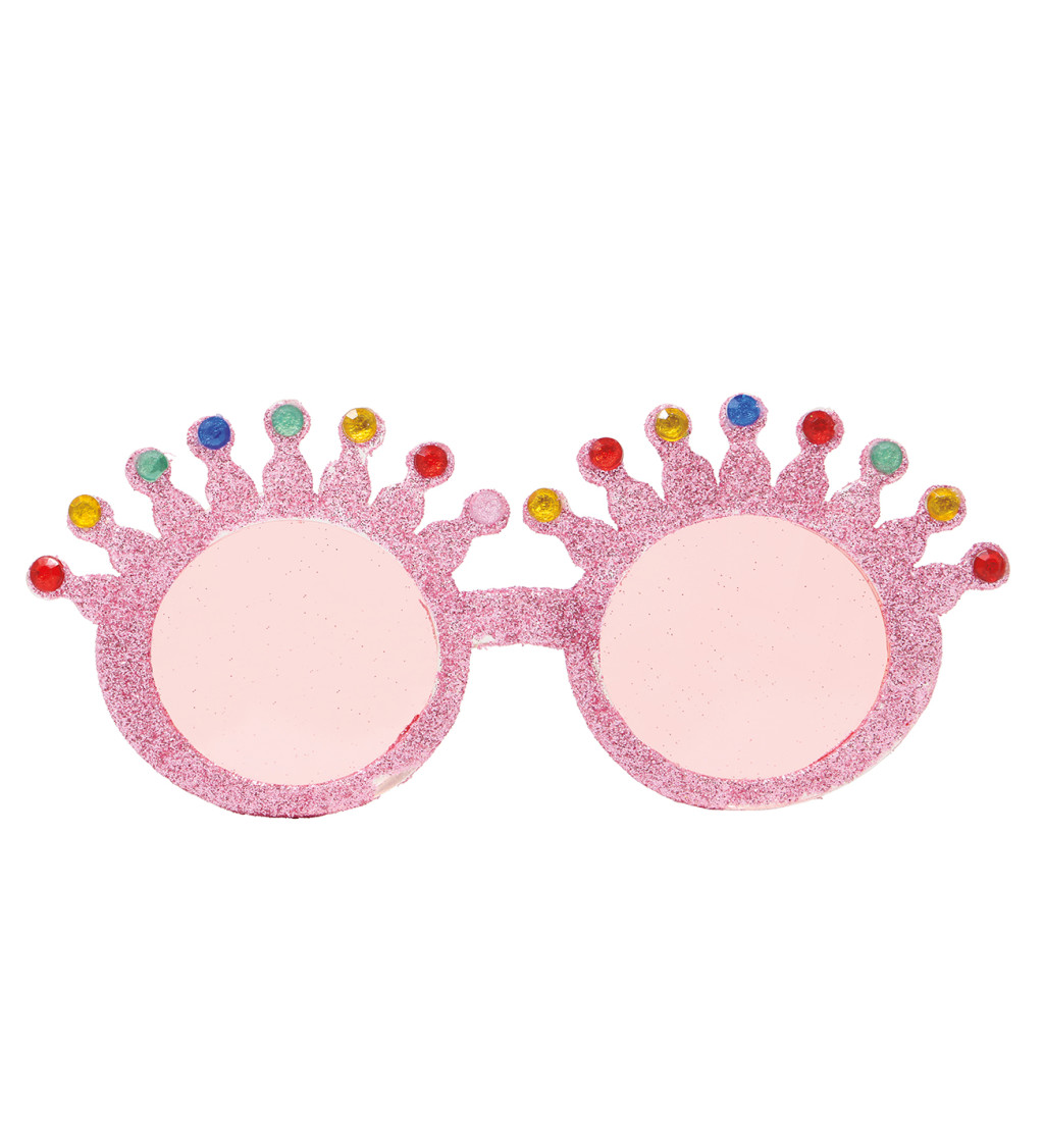 Brýle třpytivé korunky
