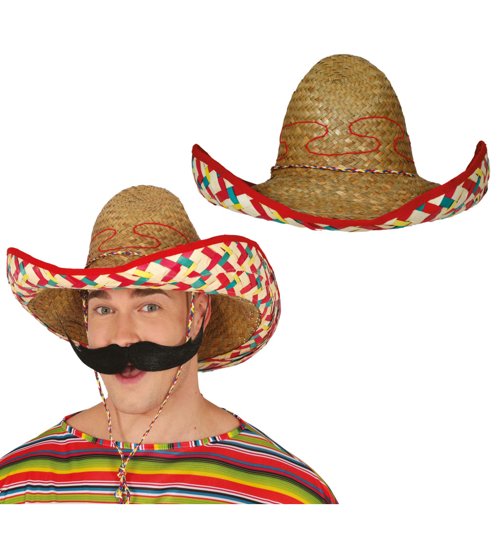 Mexický klobouk-slaměný