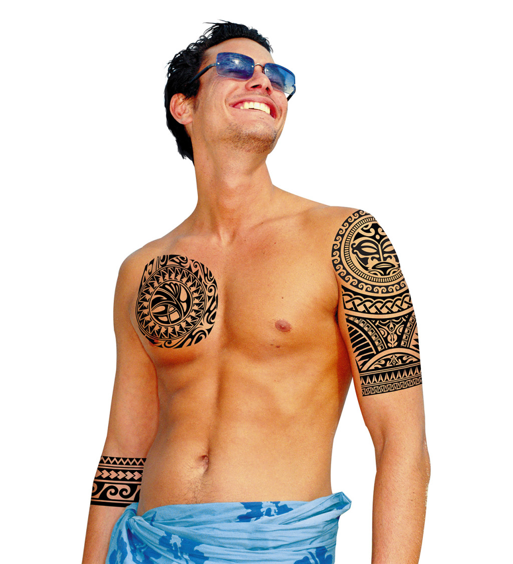 Dočasné tetování - vlny