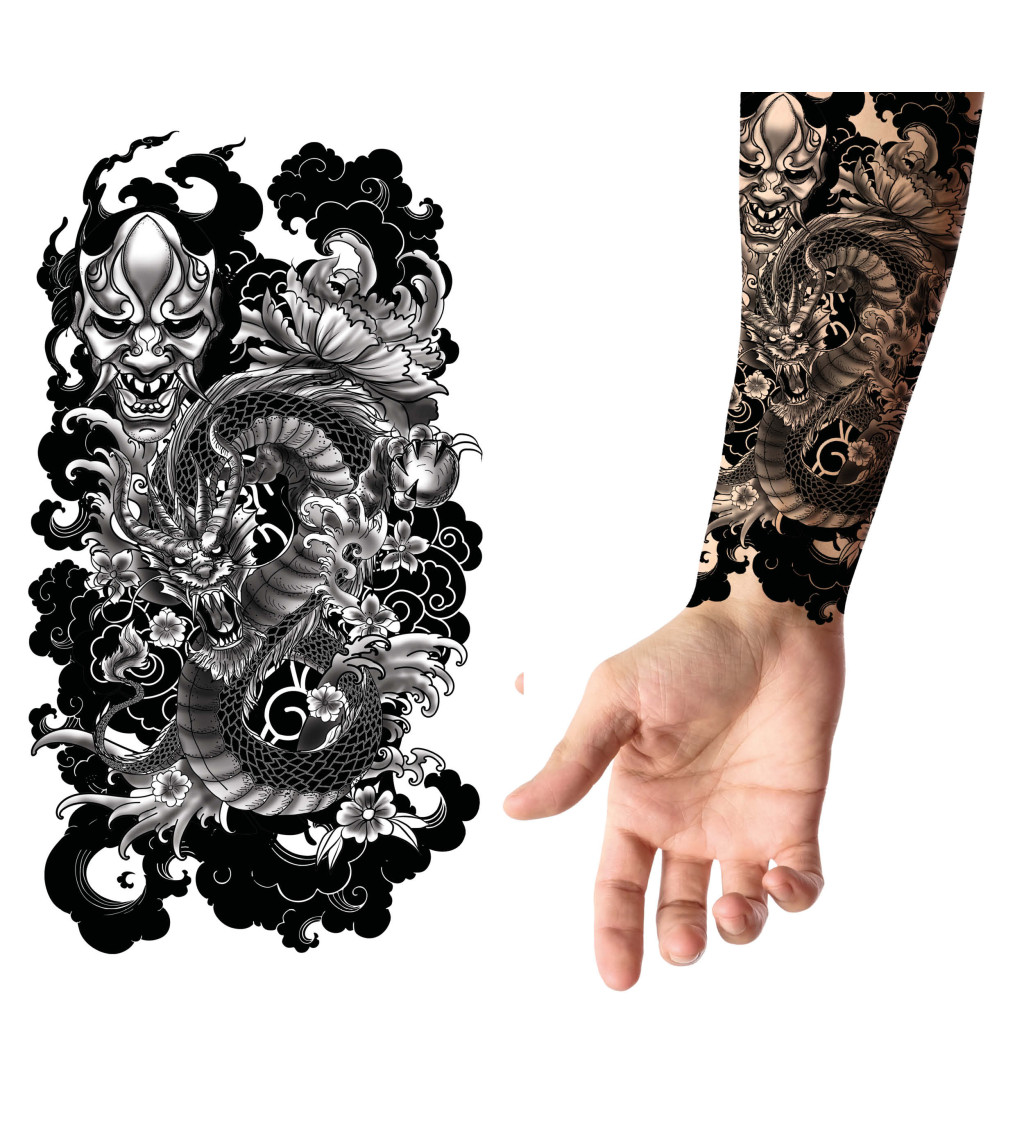 Dočasné tetování - drak