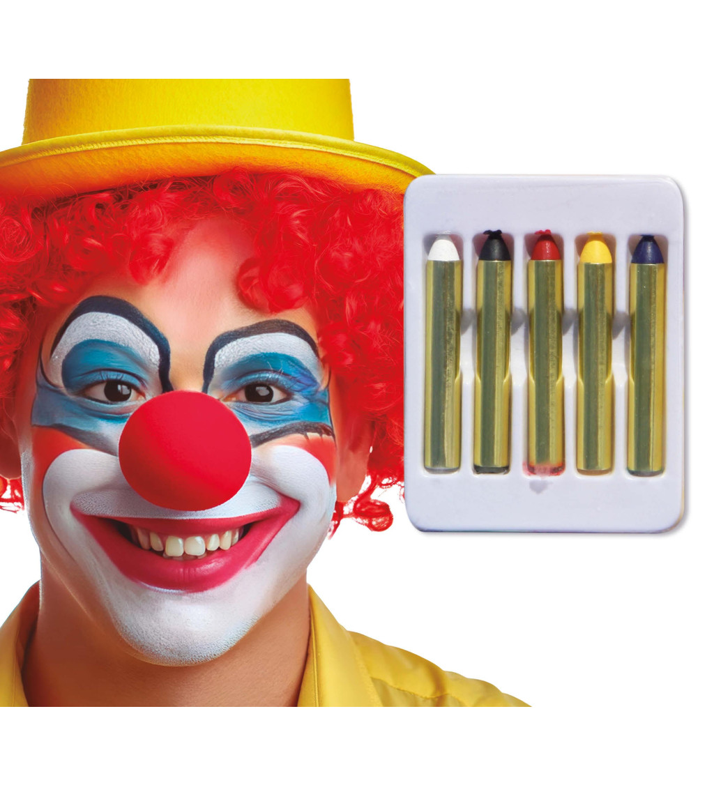 Barevná make-up sada v tužkách