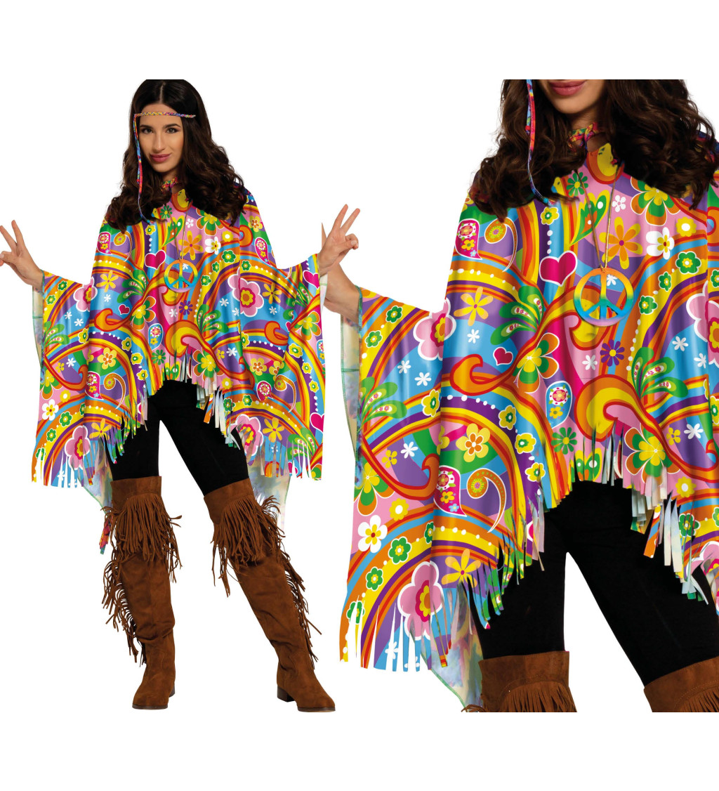 Hippie-pončo
