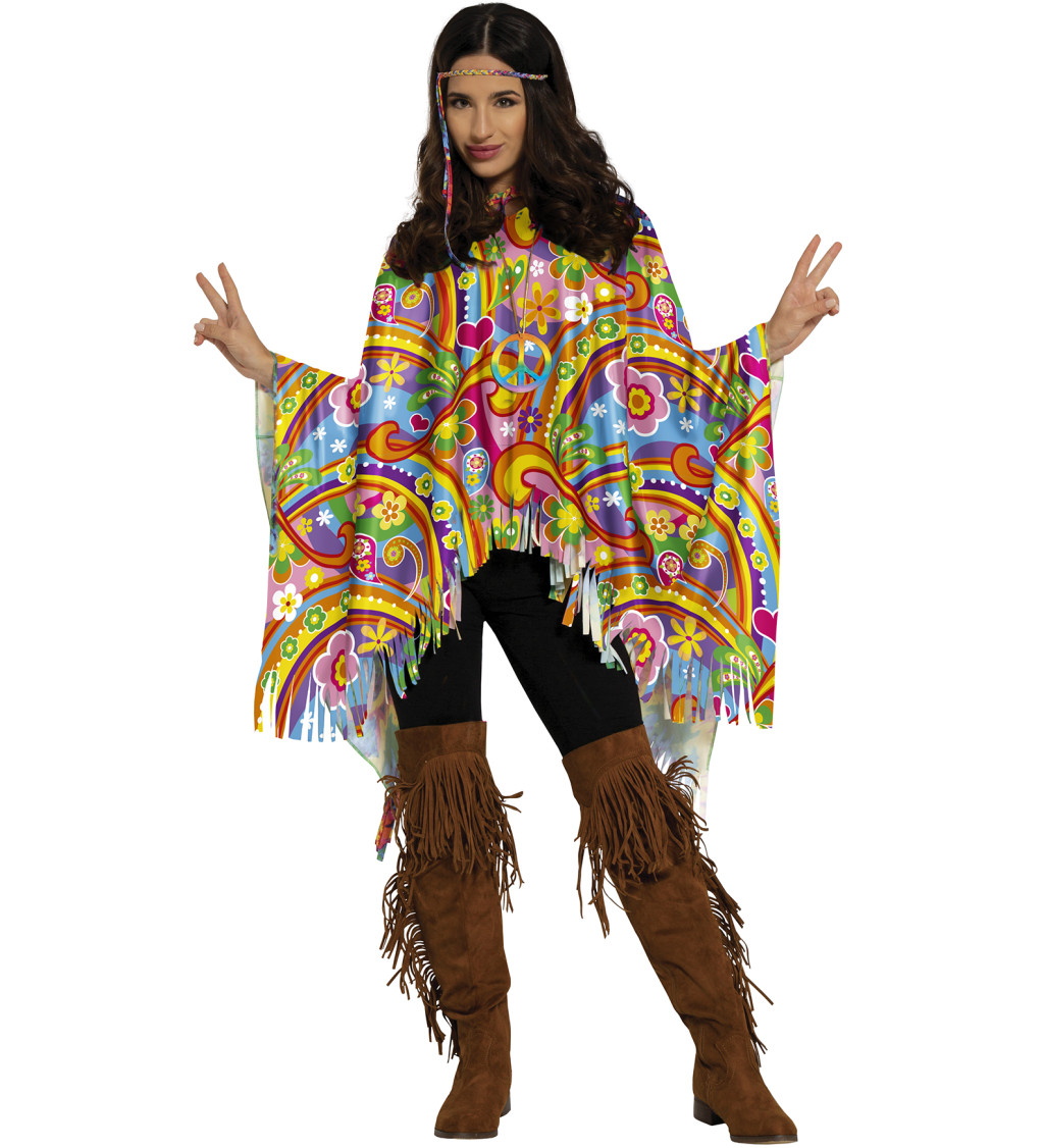 Hippie-pončo
