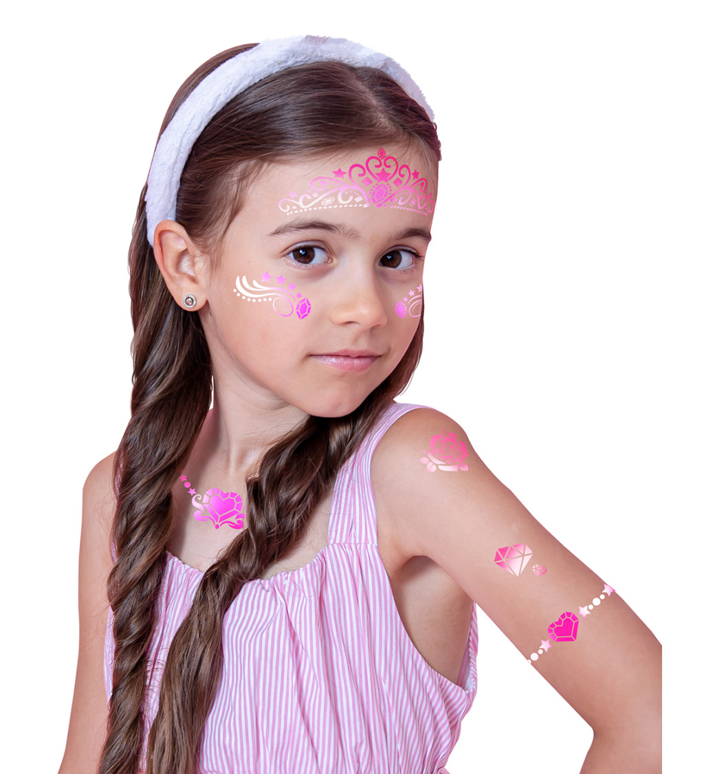 Šablona na make-up - princezna