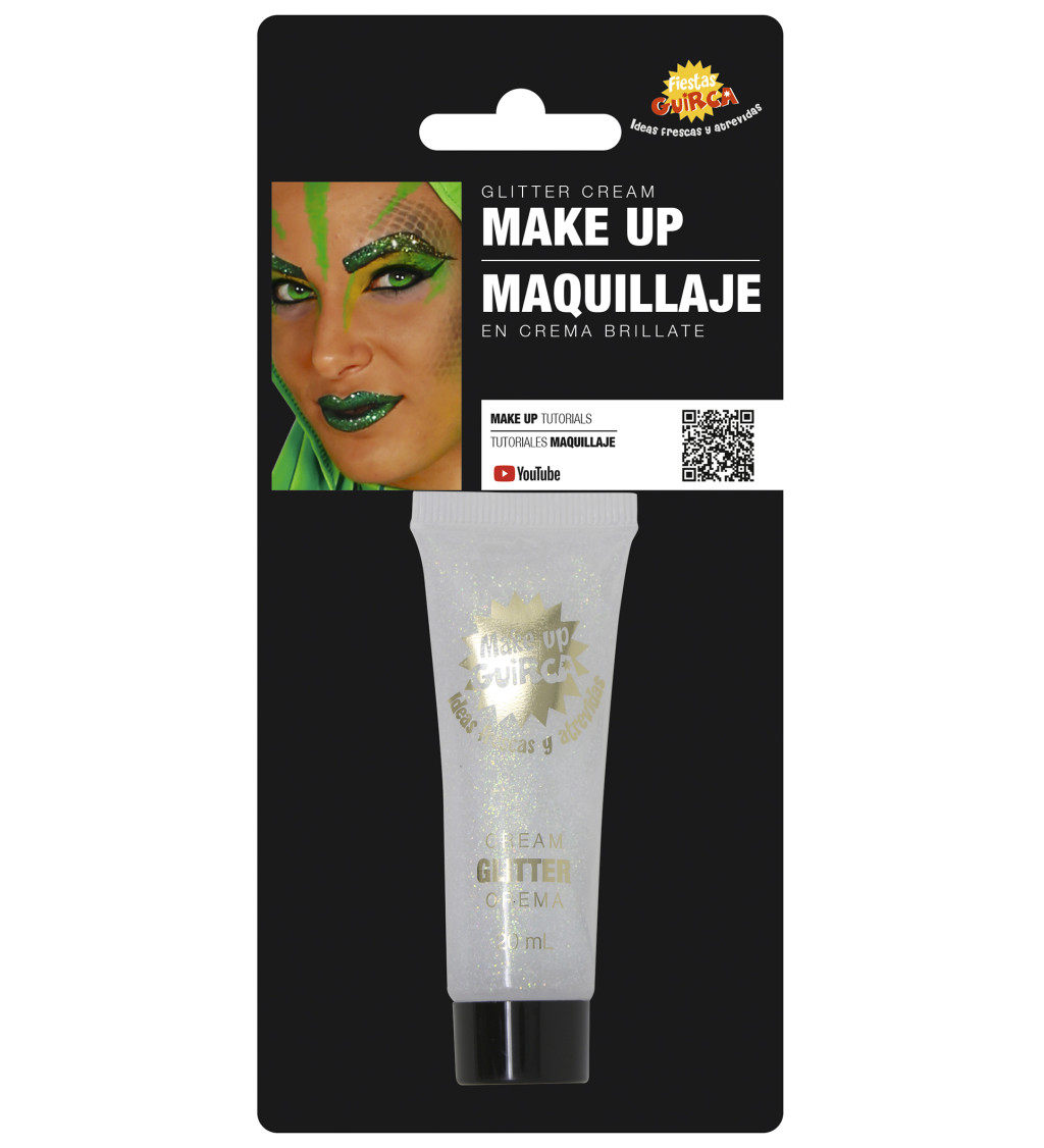 Duhový třpytivý krémový make-up