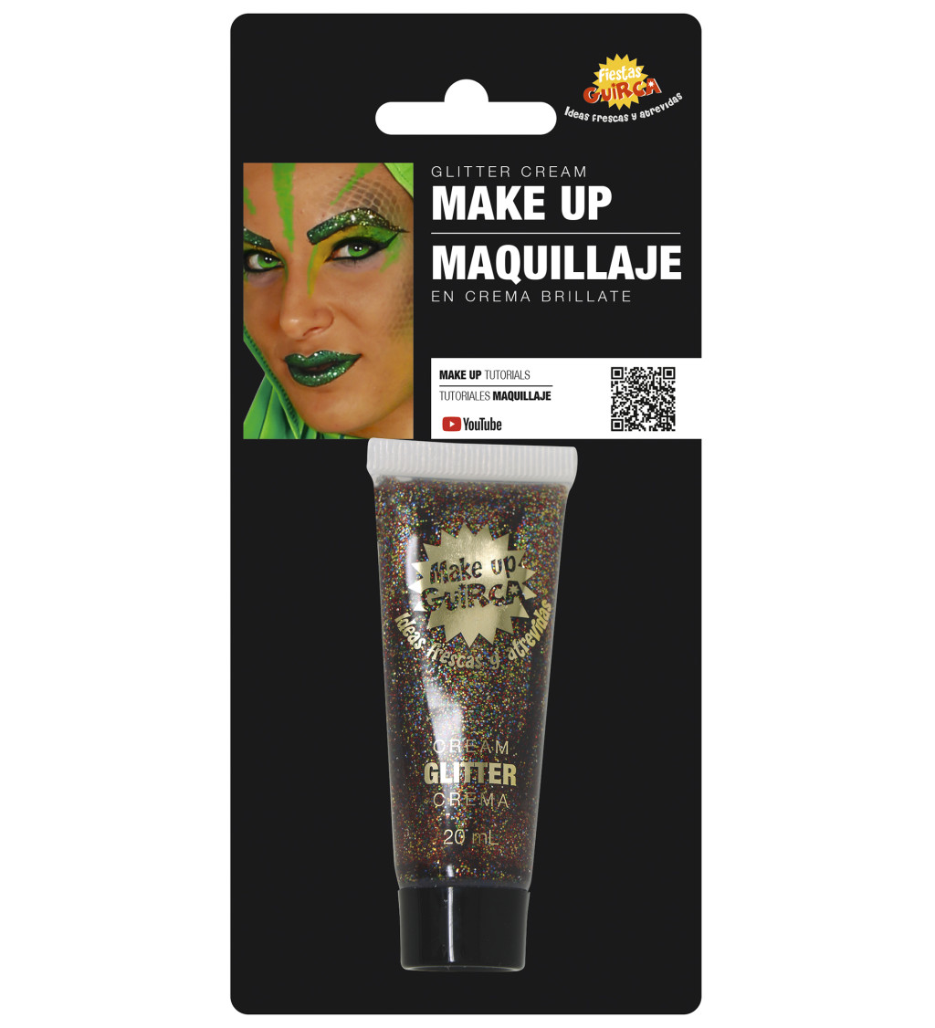 Barevných třpytivý krémový make-up