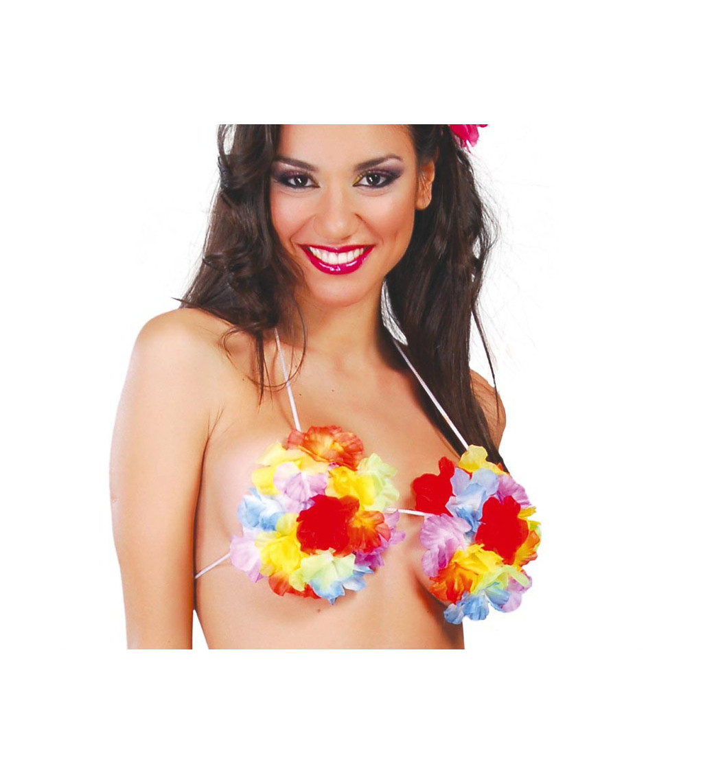 Květinová dámská podprsenka