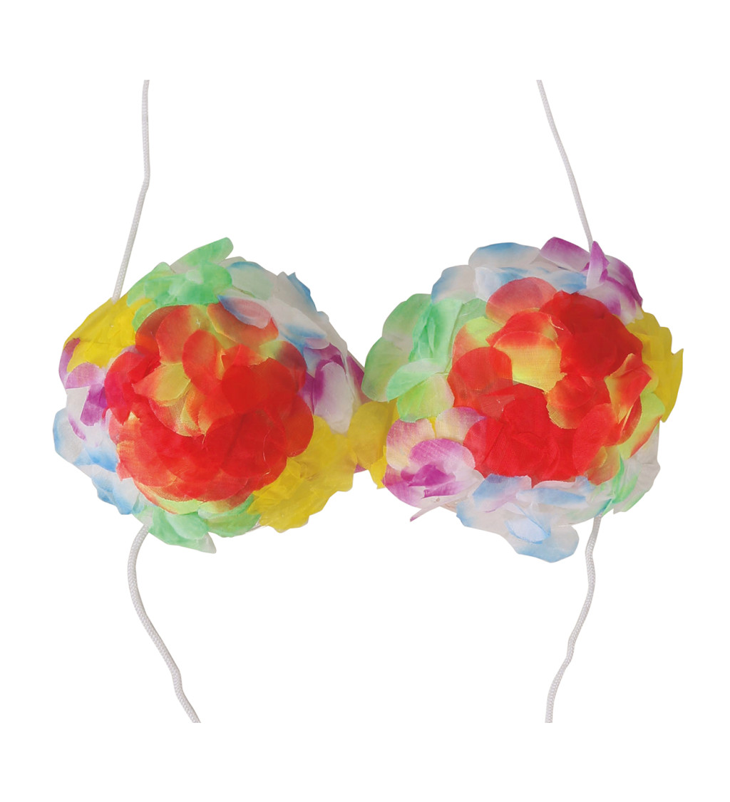 Květinová dámská podprsenka