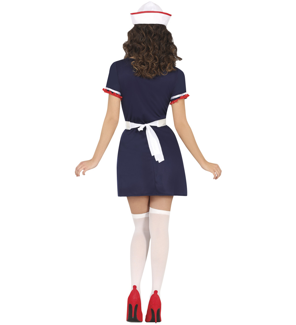 Kostým retro námořnice - dámský