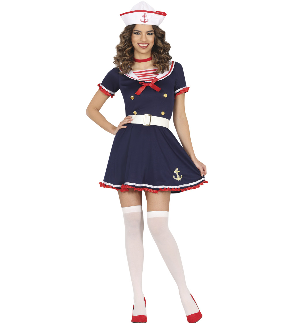 Kostým retro námořnice - dámský