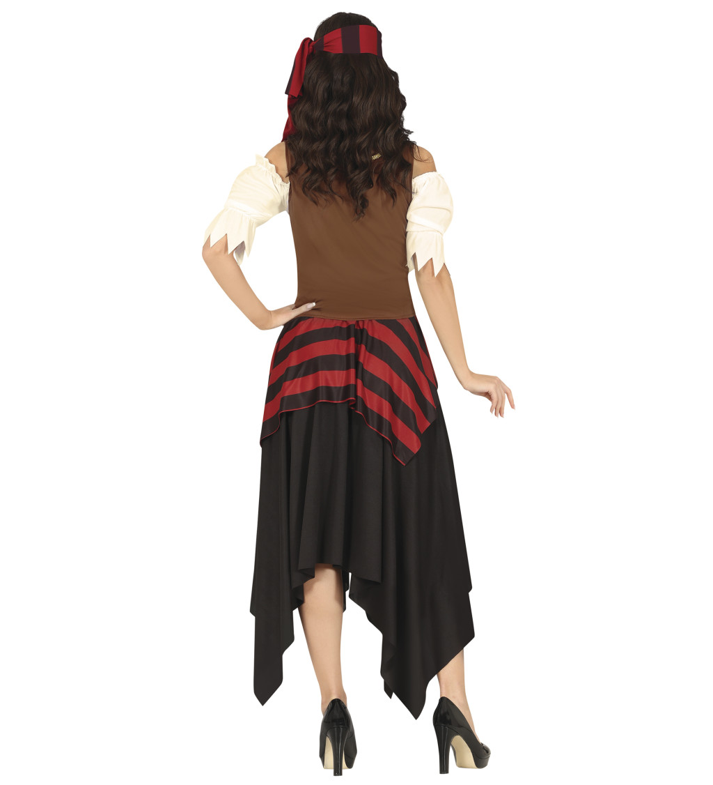Pirátka s korzetem - dámský kostým