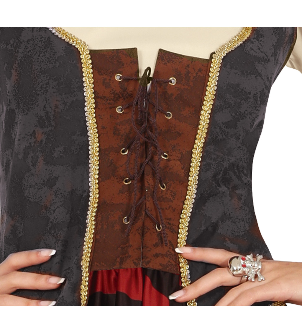 Pirátka s korzetem - dámský kostým