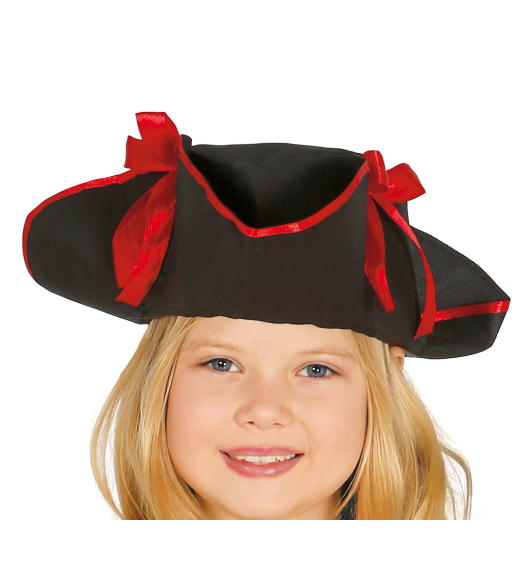 Pirátka s lebkami- dětský kostým