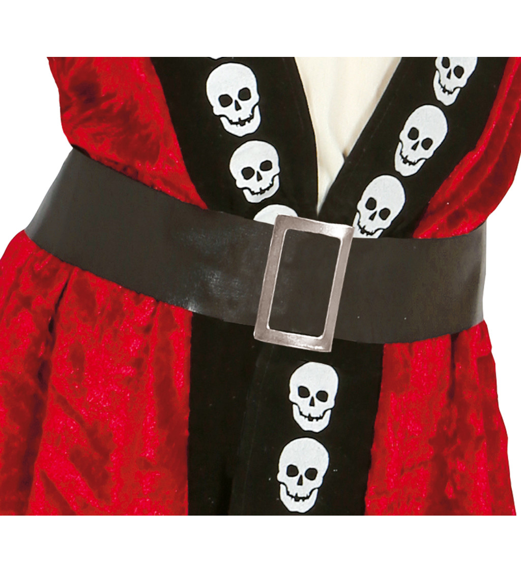 Pirátka s lebkami- dětský kostým