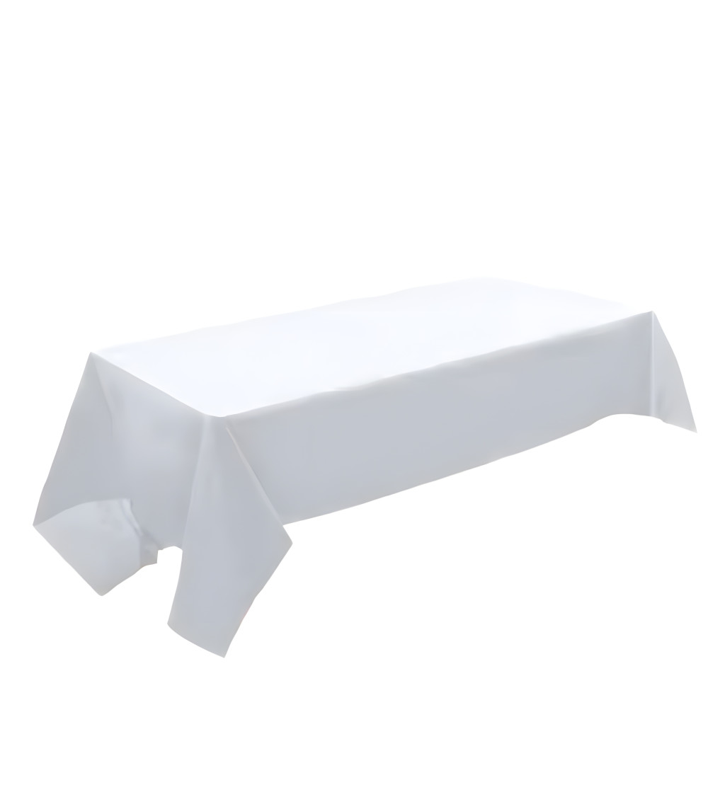 Plastový ubrus - Bílý