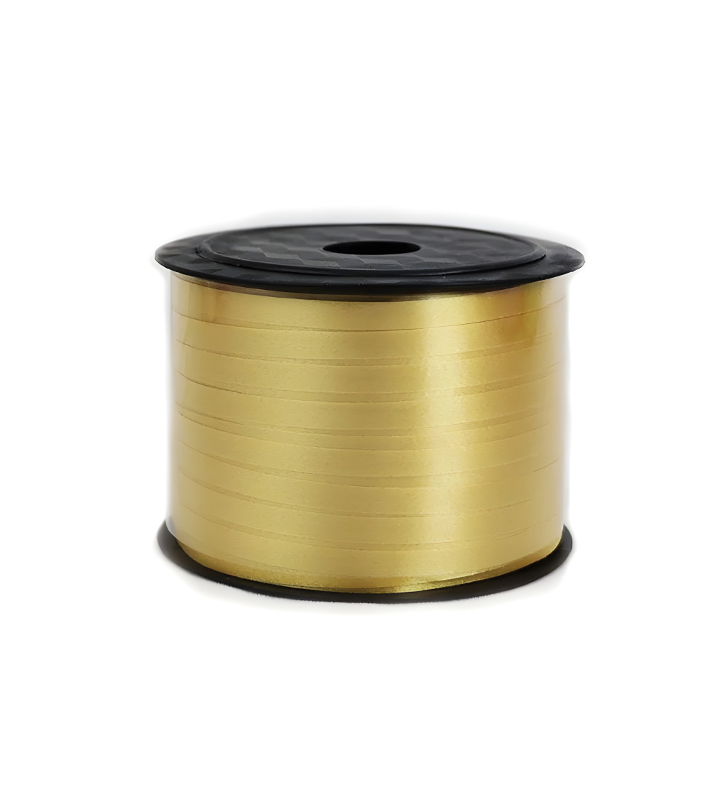 Stuha na balónky - Zlatá