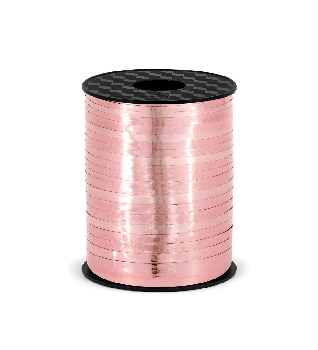 Stuha na balónky - Růžové zlato