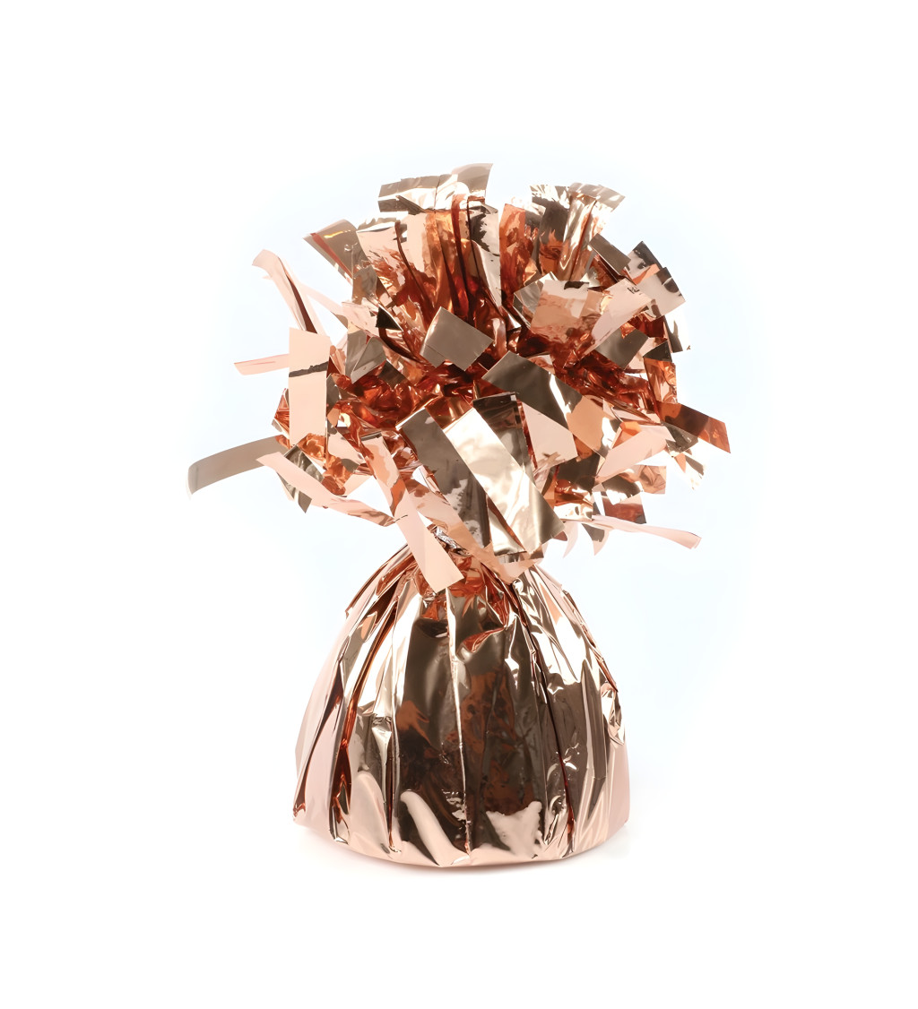 Těžítko na balónky - Růžové zlato