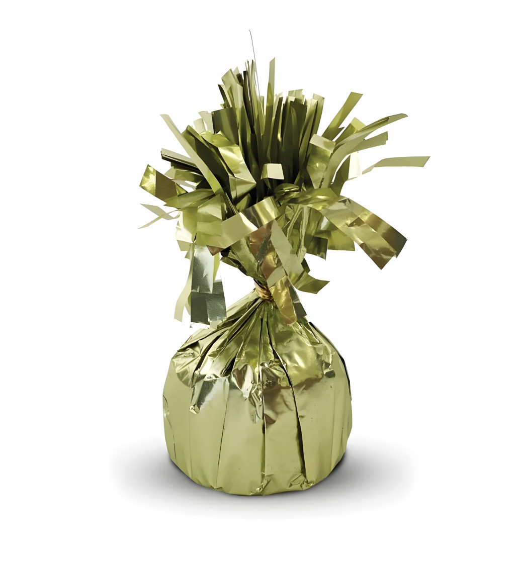 Těžítko na balonky - Metalicky zelené