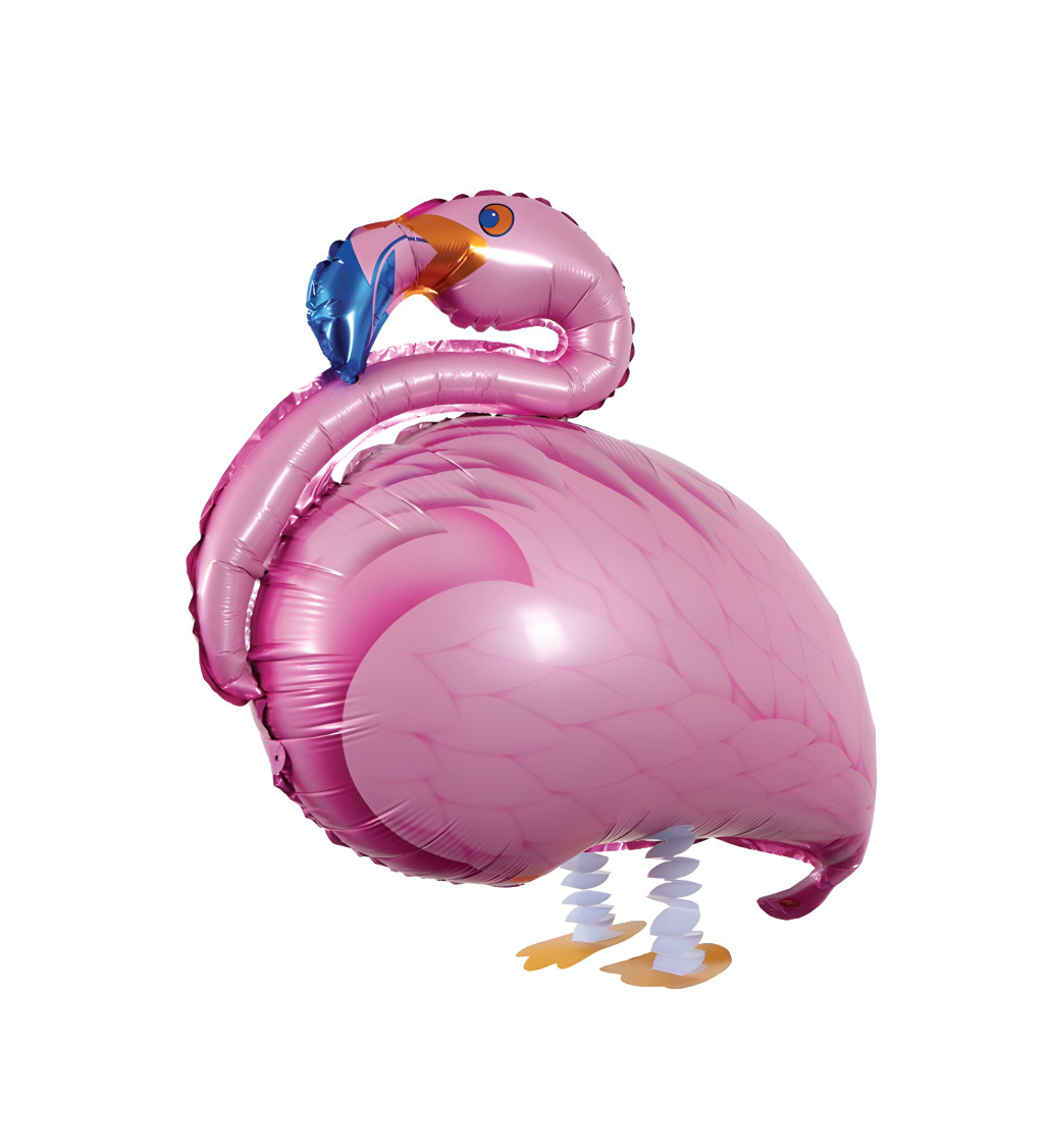 Chodící balónek - Plameňák