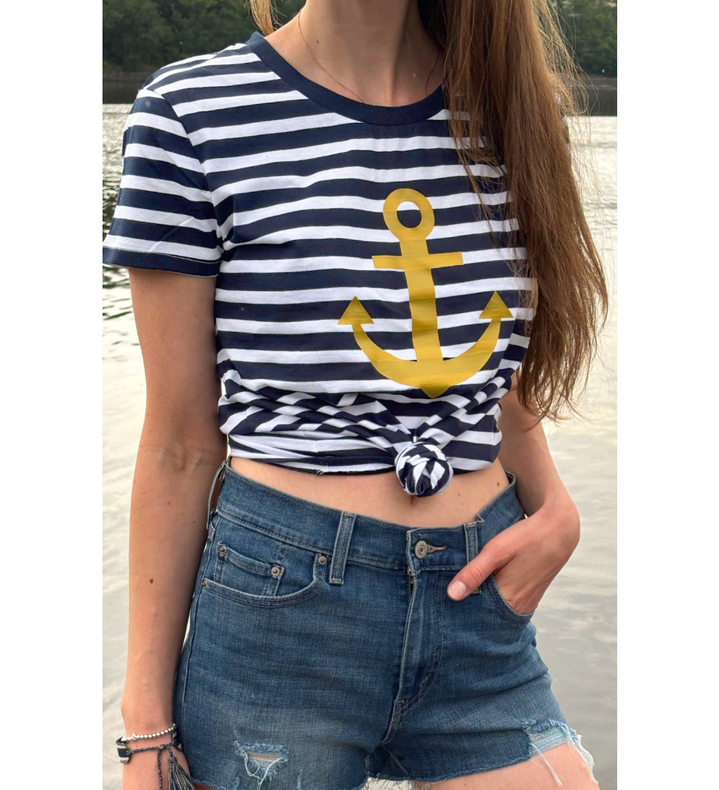 Dámské námořnické tričko kotva