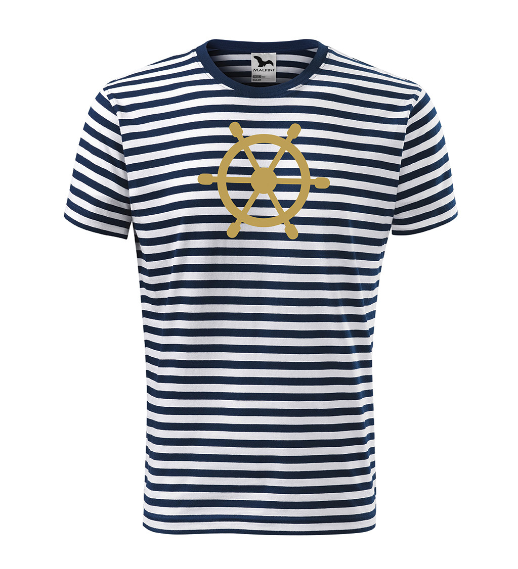 Pánské námořnické tričko kormidlo