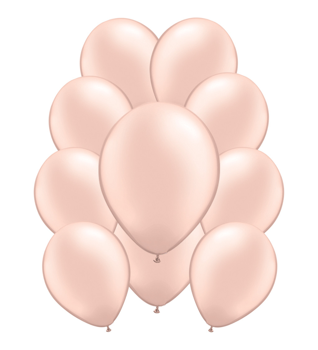 Latexové balónky pastelové - Broskvové