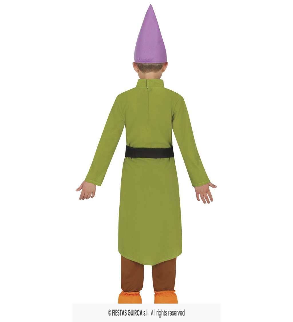 Dětský kostým - Trpaslík, zelený