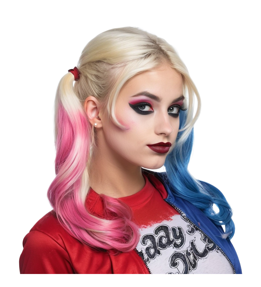 Dámská paruka – bláznivá klaunice