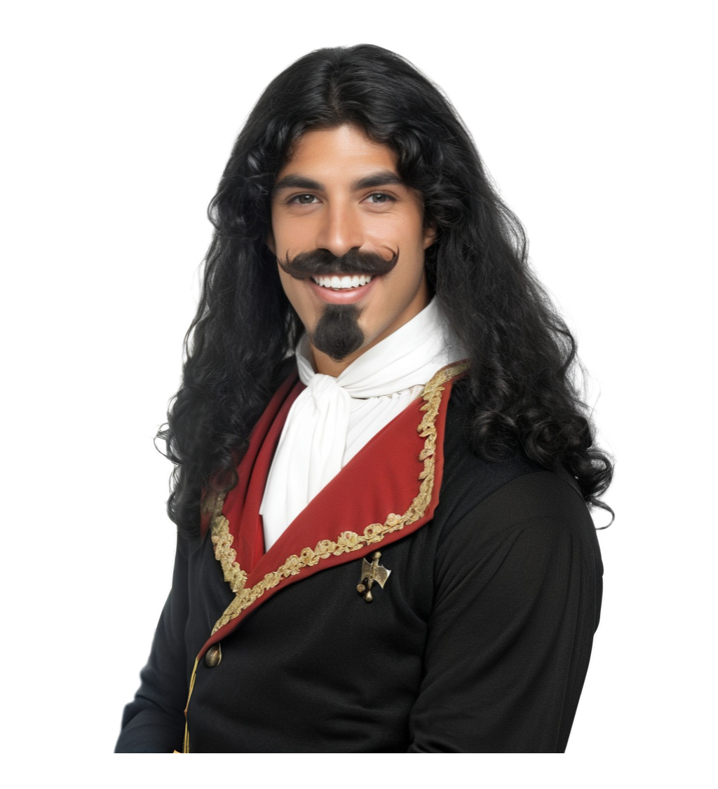 Pánská paruka – stylový mušketýr