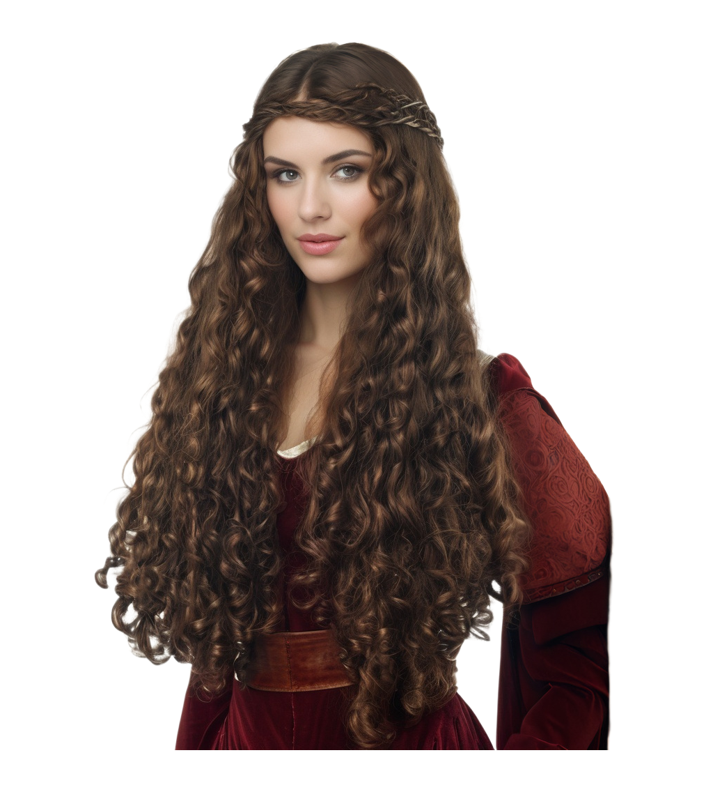 Dámská paruka – princezna středověku