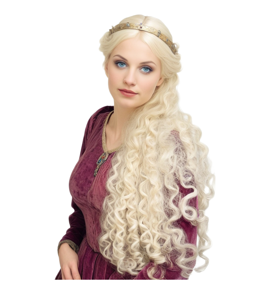 Dámská paruka – královna středověku