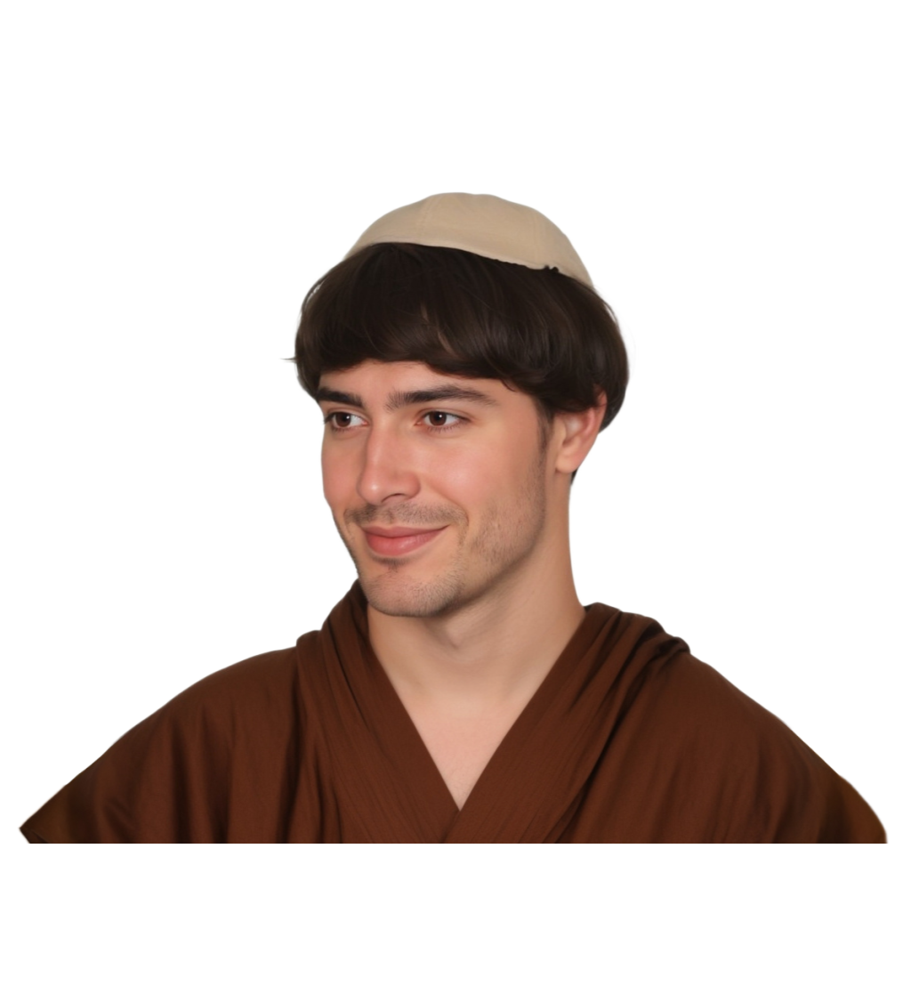 Pánská paruka – mnich ve středověkém stylu