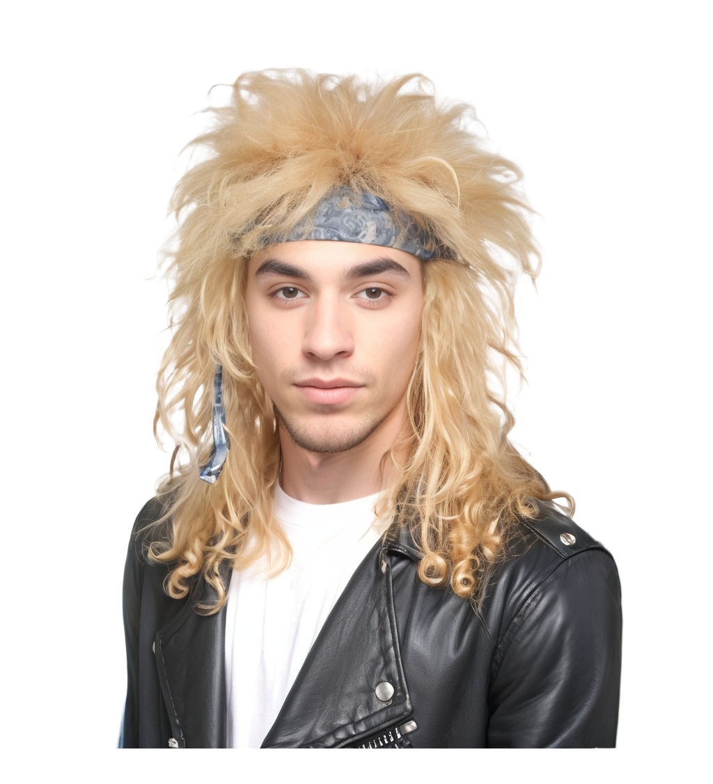 Paruka pro muže – rockový styl