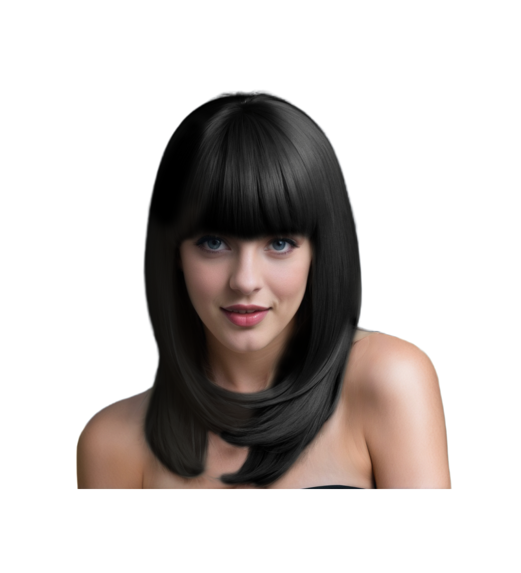 Černá dámská paruka Zara