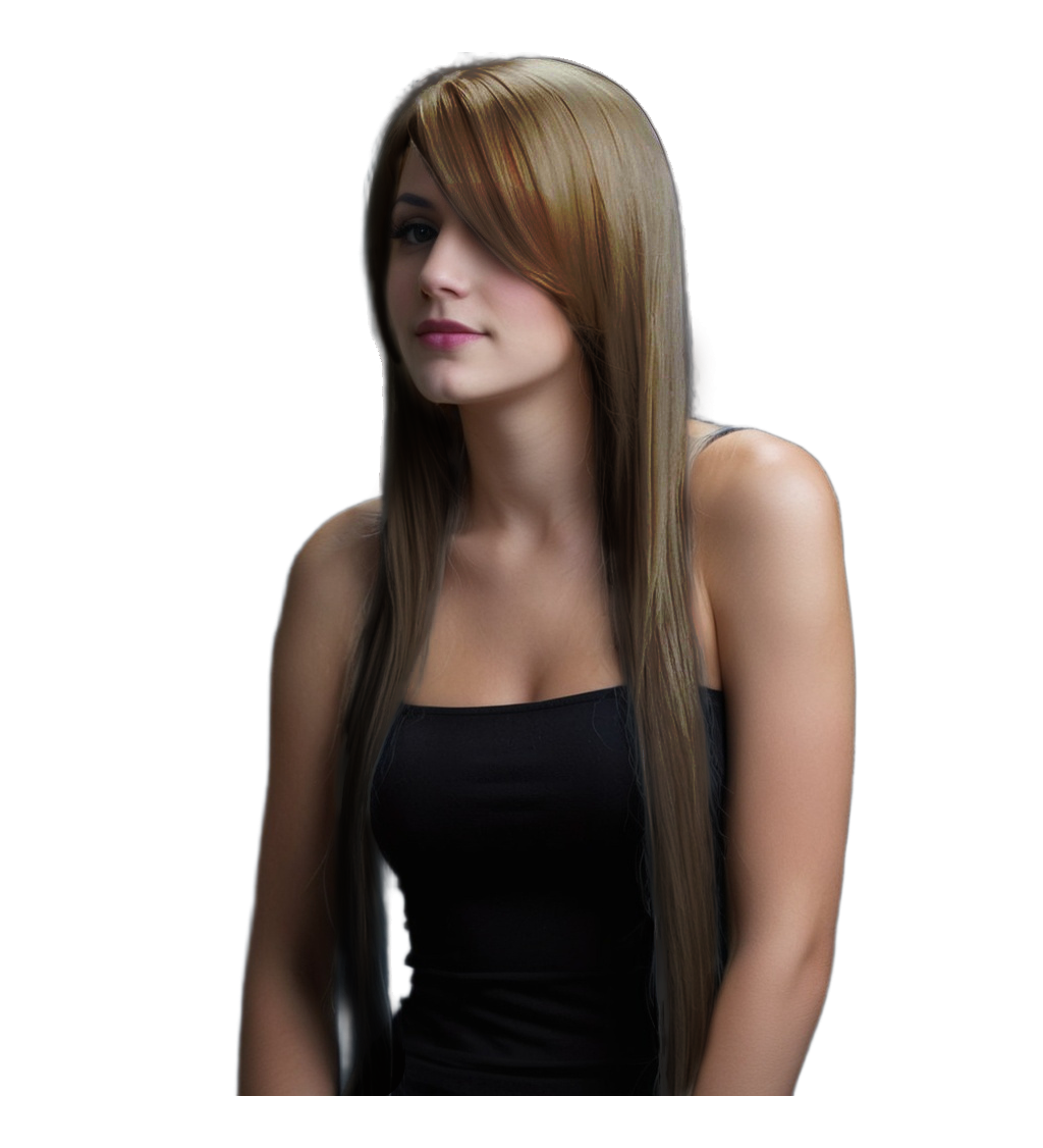 Hnědá dámská paruka Valeria