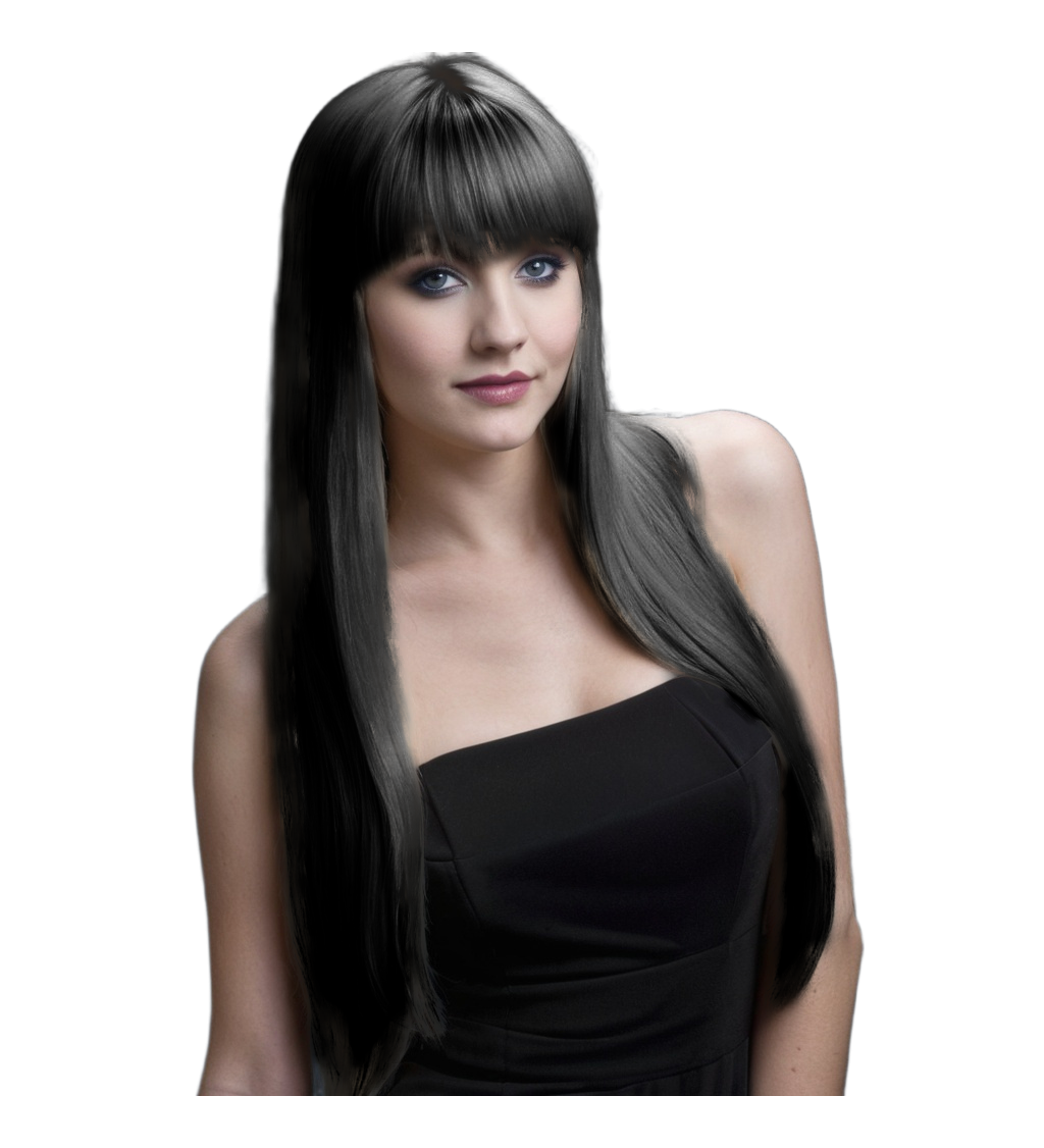 Černá dámská paruka Sonja