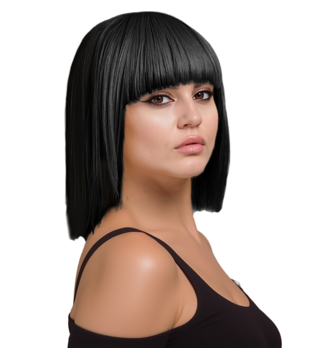 Černá dámská paruka Karine