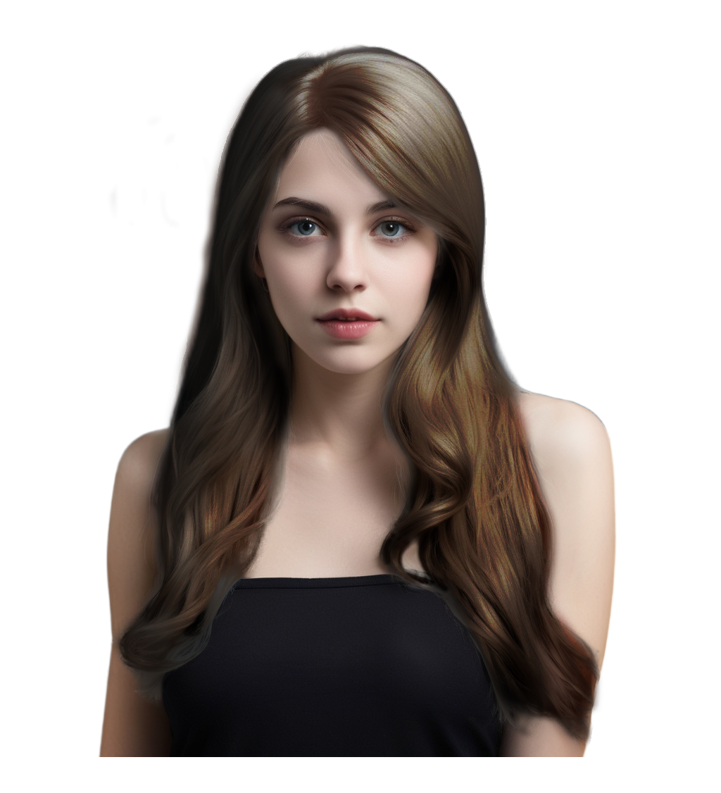 Hnědá dámská paruka Denise