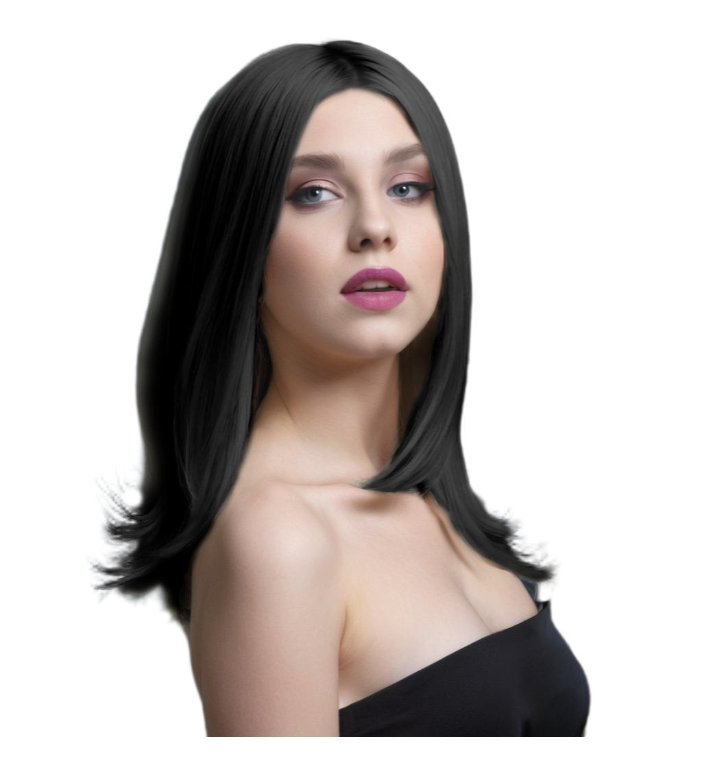 Černá dámská paruka Clara