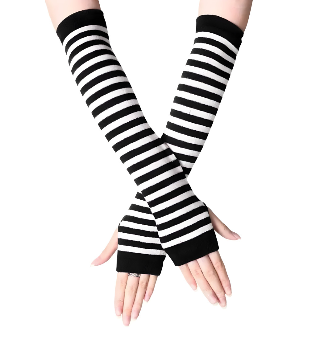 Stylové rukavice v emo designu