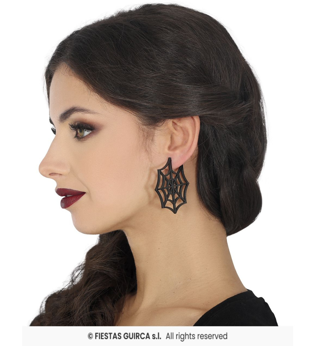 Náušnice - pavučiny