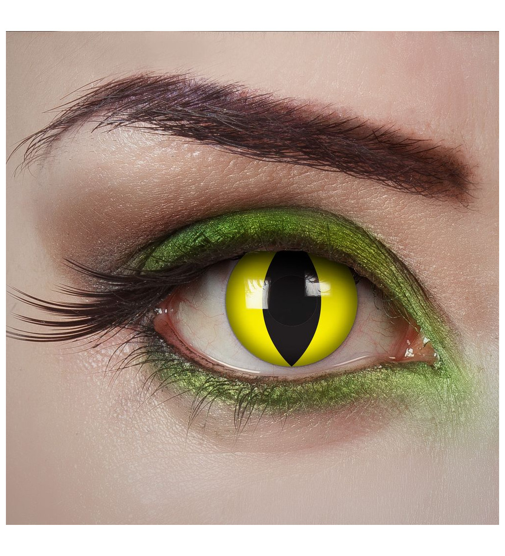 Kontaktní čočky Glowing Wildcat – jednodenní