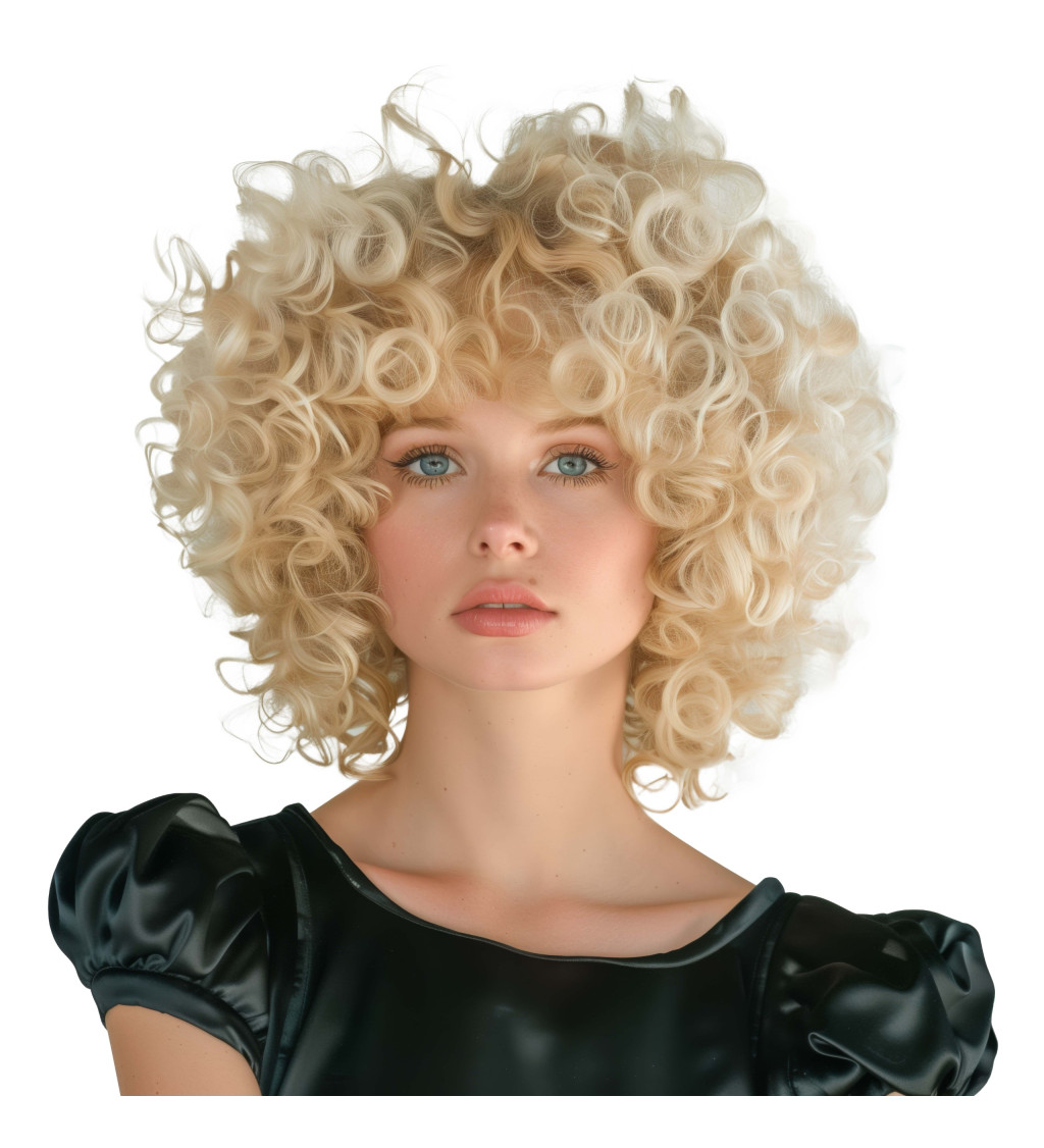 Blond dámská paruka -. styl 50. let