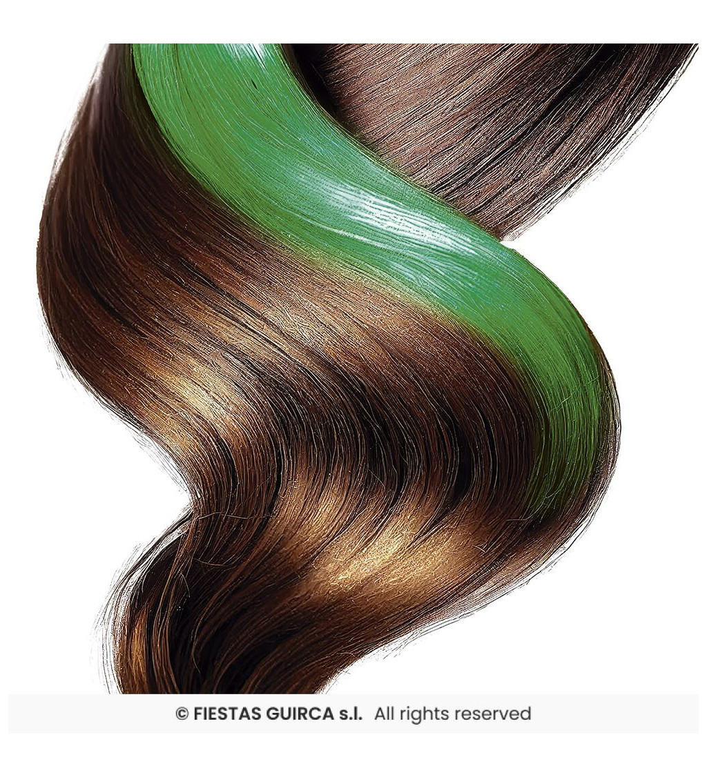 Zelený sprej na vlasy