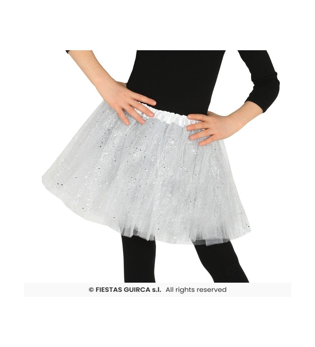 Bílá tutu sukně pro děti