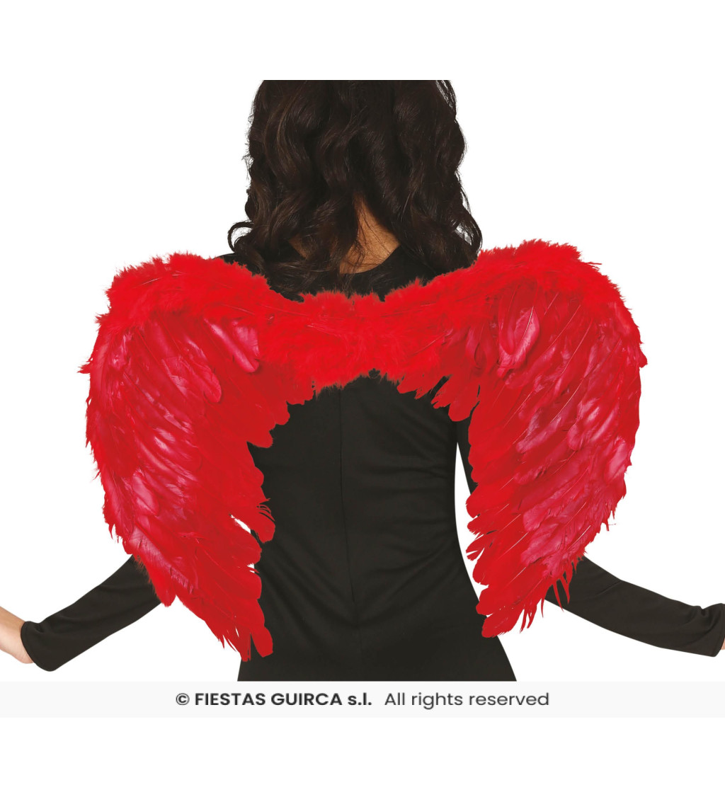 Andělská křídla – červená