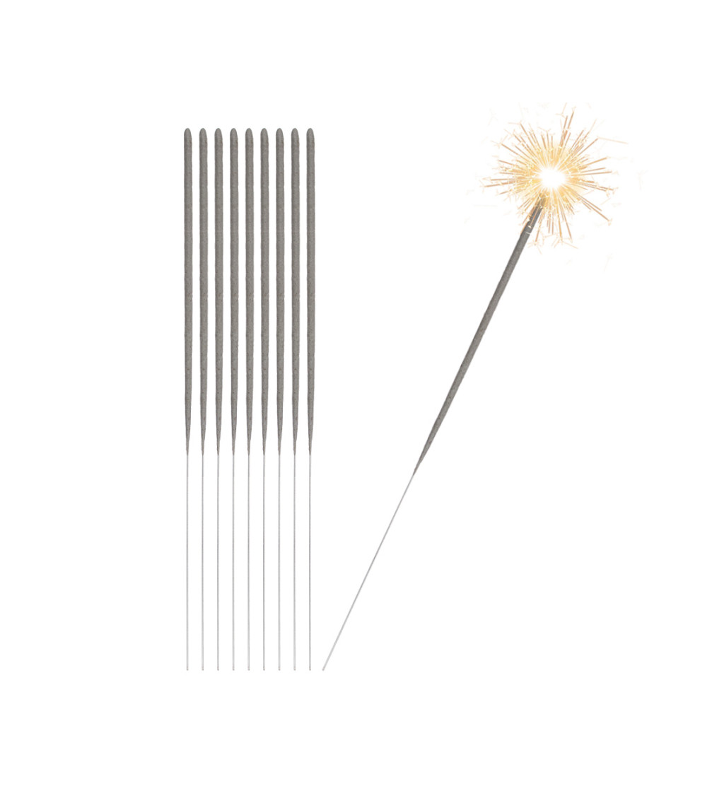 Sada 10 prskavek 25 cm