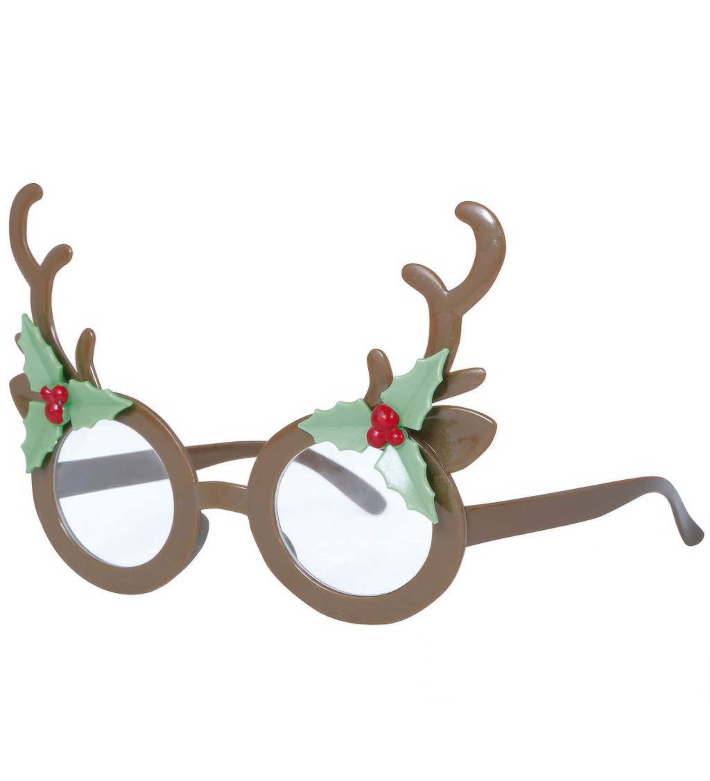 Brýle se sobem a jmelím